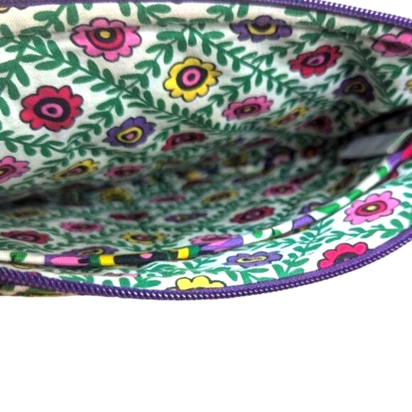 Vera Bradley "Viva La Vera" Pattern Crossbody Bag Purse, Multiple Inside Pockets - Picture 4 of 4